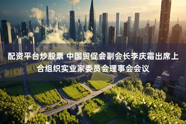 配资平台炒股票 中国贸促会副会长李庆霜出席上合组织实业家委员会理事会会议
